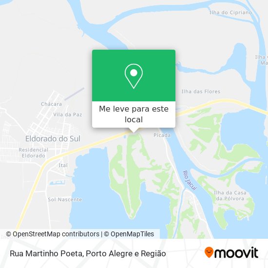 Rua Martinho Poeta mapa