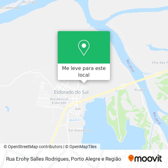 Rua Erohy Salles Rodrigues mapa