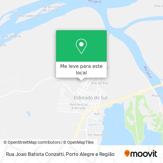 Rua Joao Batista Conzatti mapa