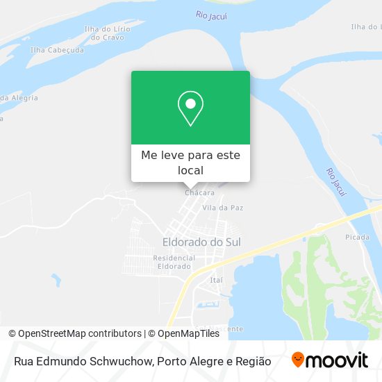 Rua Edmundo Schwuchow mapa
