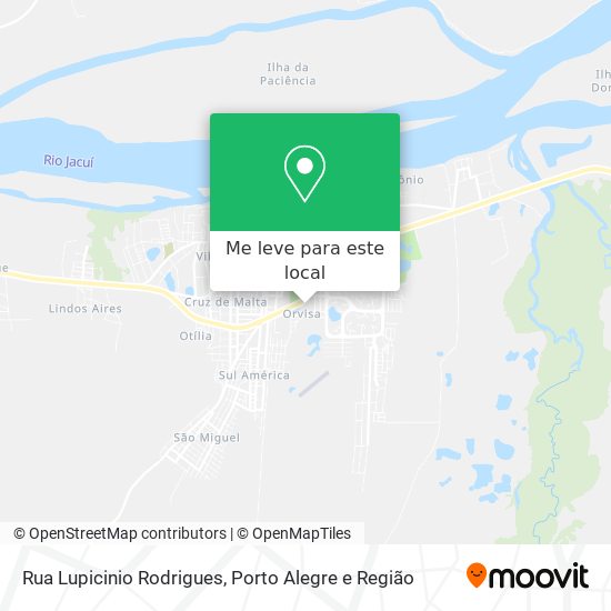 Rua Lupicinio Rodrigues mapa