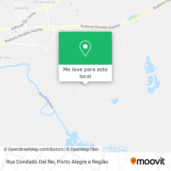 Rua Condado Del Rei mapa