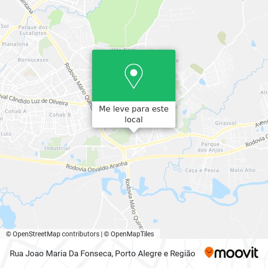 Rua Joao Maria Da Fonseca mapa