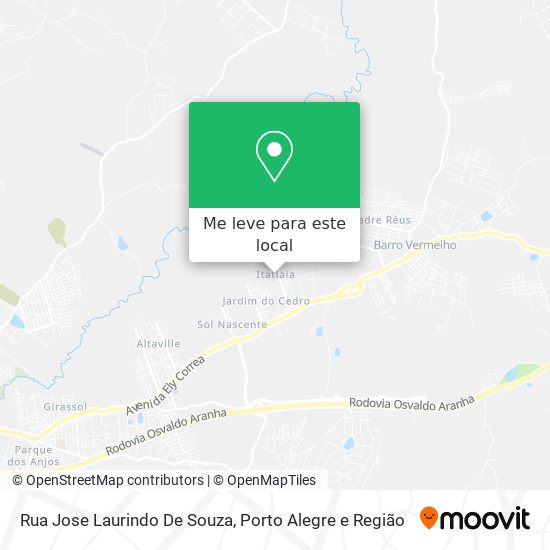 Rua Jose Laurindo De Souza mapa