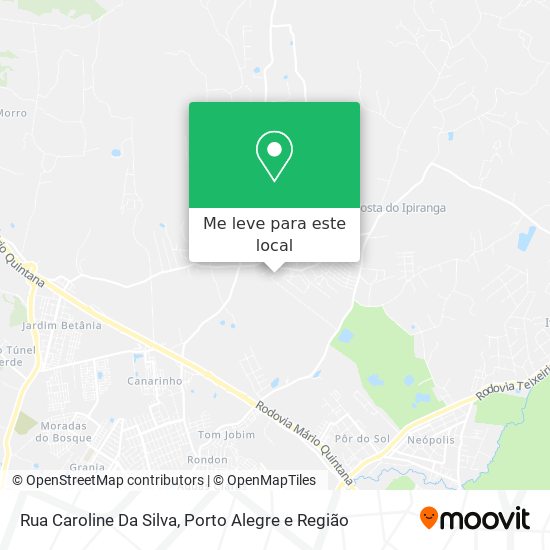 Rua Caroline Da Silva mapa