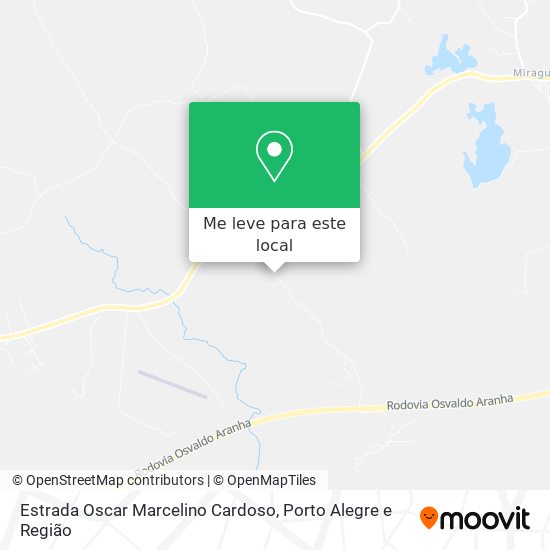 Estrada Oscar Marcelino Cardoso mapa