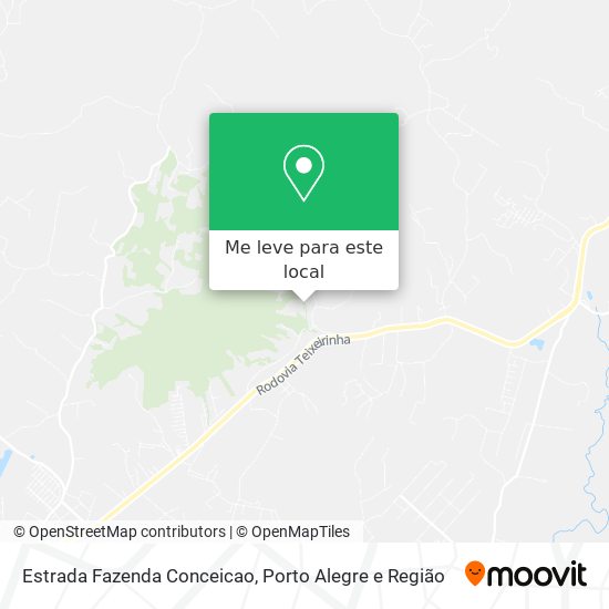 Estrada Fazenda Conceicao mapa