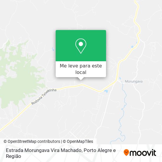 Estrada Morungava Vira Machado mapa