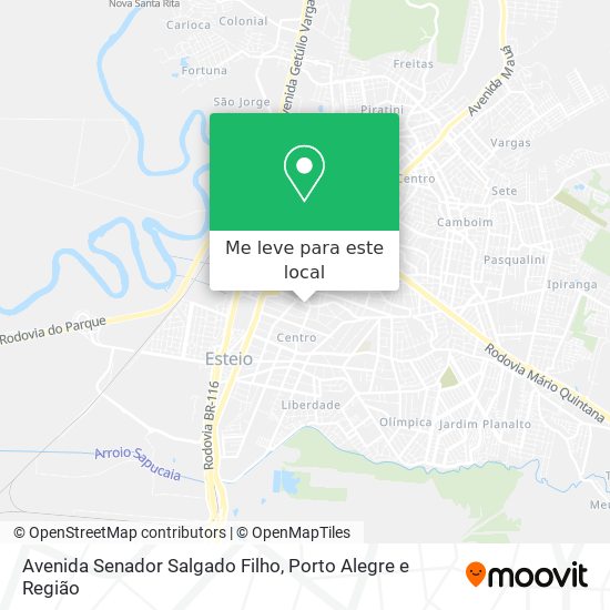 Avenida Senador Salgado Filho mapa