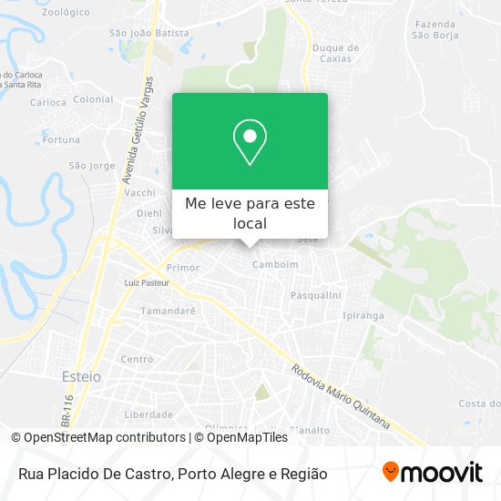 Rua Placido De Castro mapa