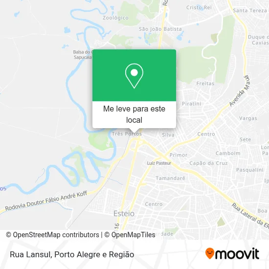 Rua Lansul mapa