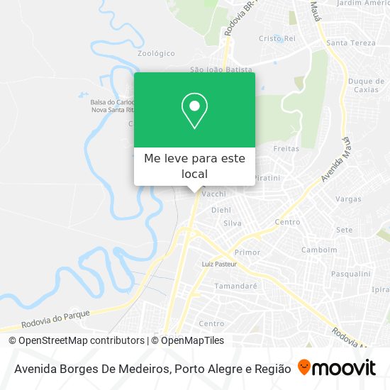 Avenida Borges De Medeiros mapa