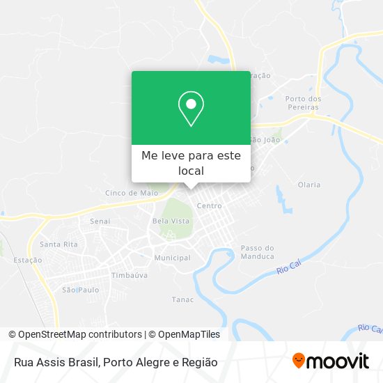 Rua Assis Brasil mapa