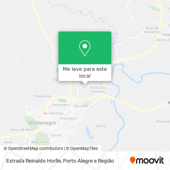 Estrada Reinaldo Horlle mapa