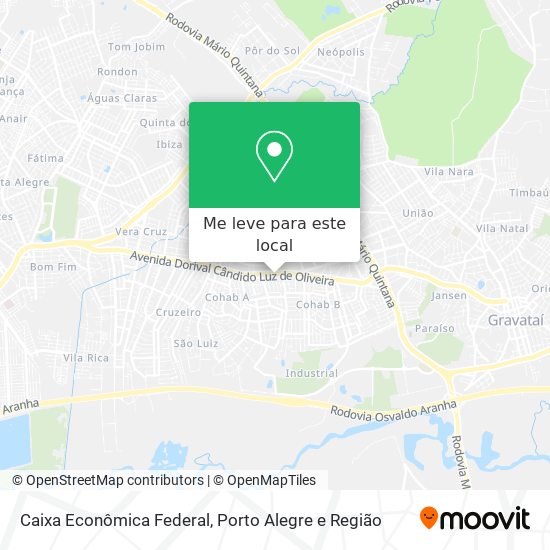 Caixa Econômica Federal mapa