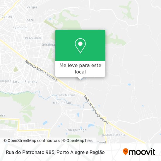 Rua do Patronato 985 mapa