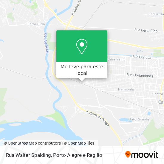 Rua Walter Spalding mapa