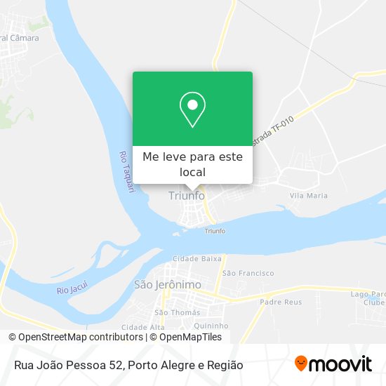 Rua João Pessoa 52 mapa