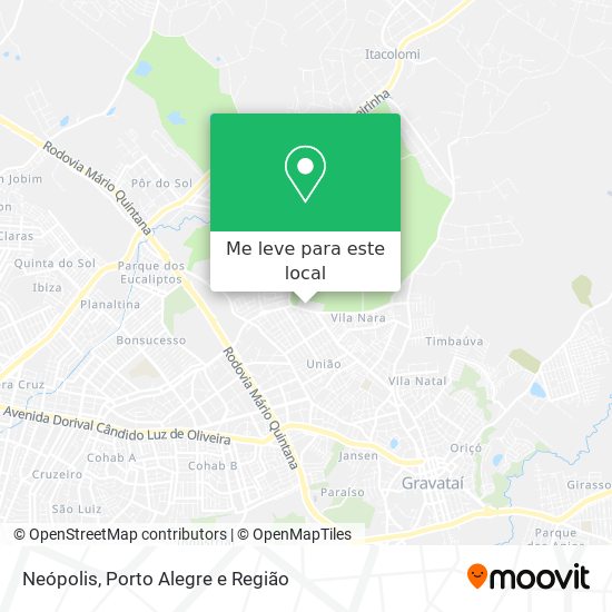 Neópolis mapa