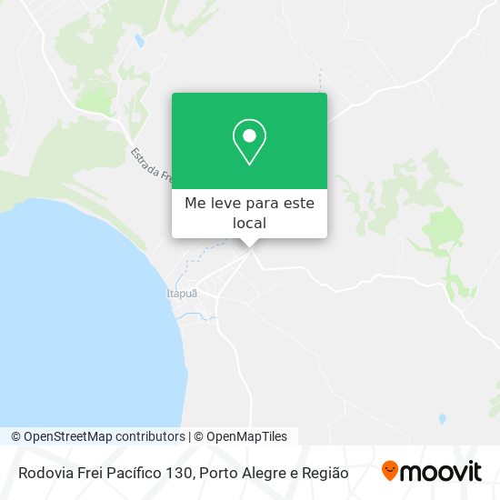 Rodovia Frei Pacífico 130 mapa