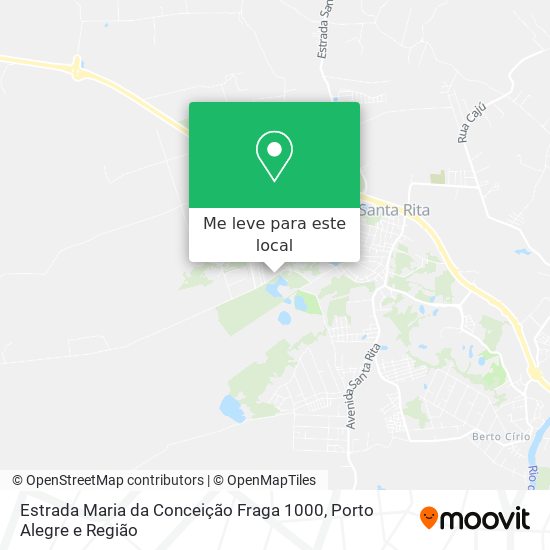 Estrada Maria da Conceição Fraga 1000 mapa