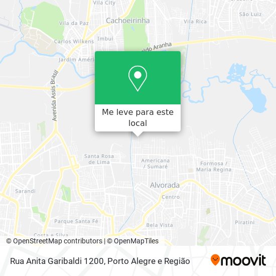 Rua Anita Garibaldi 1200 mapa