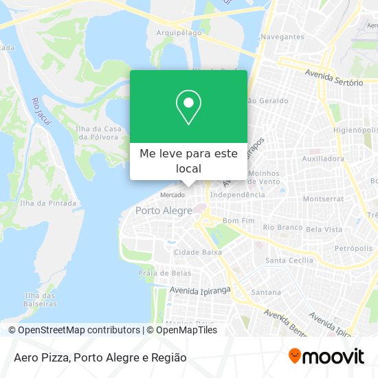 Aero Pizza mapa