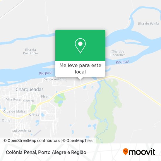 Colônia Penal mapa