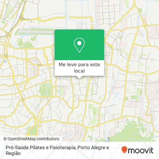 Pró-Saúde Pilates e Fisioterapia mapa