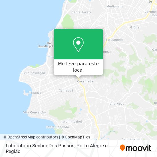 Laboratório Senhor Dos Passos mapa