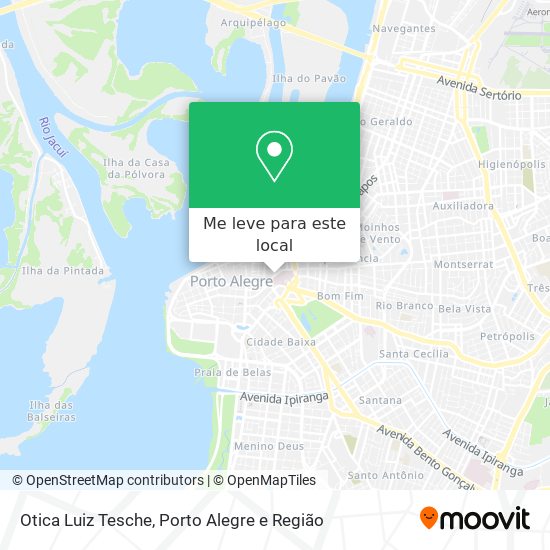 Otica Luiz Tesche mapa