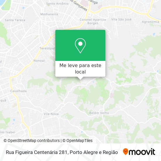 Rua Figueira Centenária 281 mapa