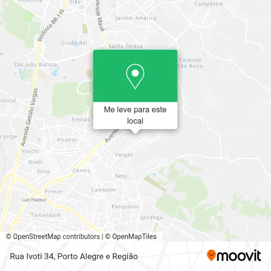Rua Ivoti 34 mapa