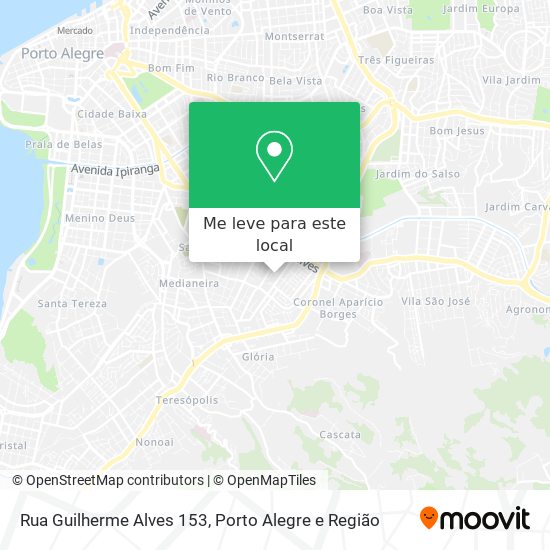 Rua Guilherme Alves 153 mapa