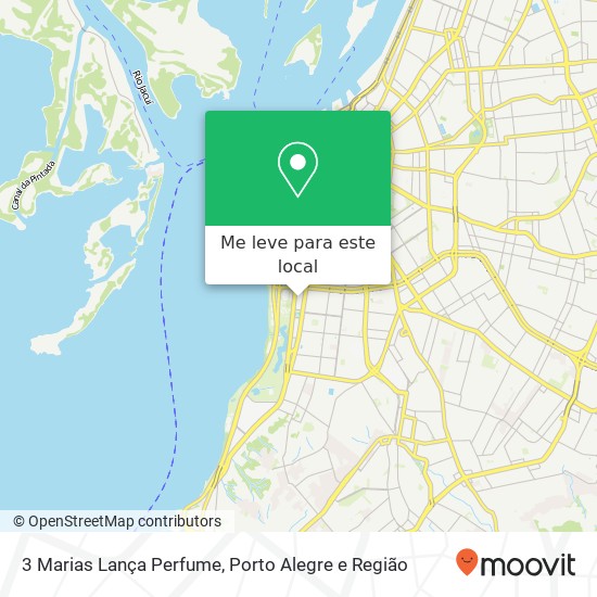 3 Marias Lança Perfume mapa