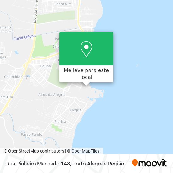 Rua Pinheiro Machado 148 mapa