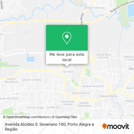 Avenida Alcídes S. Severiano 100 mapa