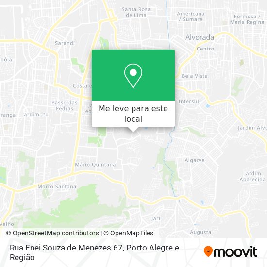 Rua Enei Souza de Menezes 67 mapa