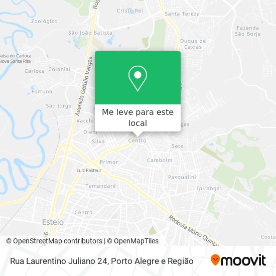 Rua Laurentino Juliano 24 mapa