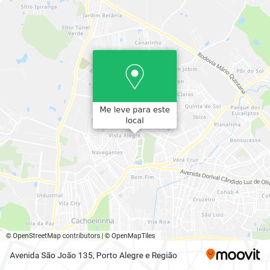 Avenida São João 135 mapa