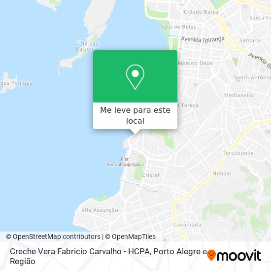 Creche Vera Fabricio Carvalho - HCPA mapa