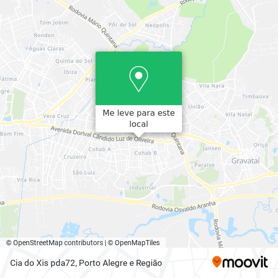 Cia do Xis pda72 mapa