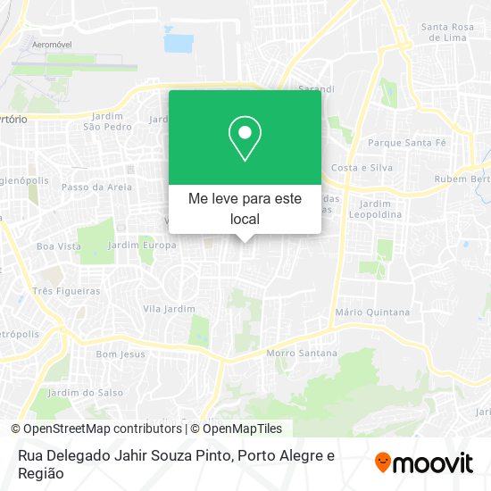Rua Delegado Jahir Souza Pinto mapa