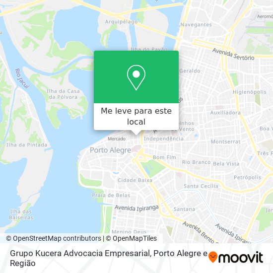 Grupo Kucera Advocacia Empresarial mapa