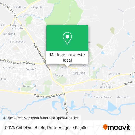 CRVA Cabeleira Bitelo mapa