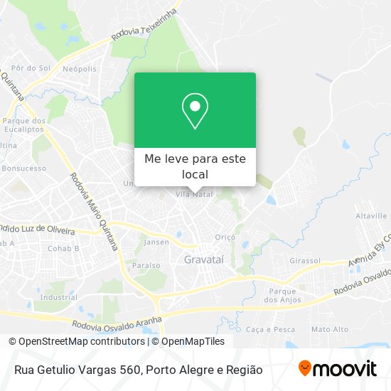 Rua Getulio Vargas 560 mapa
