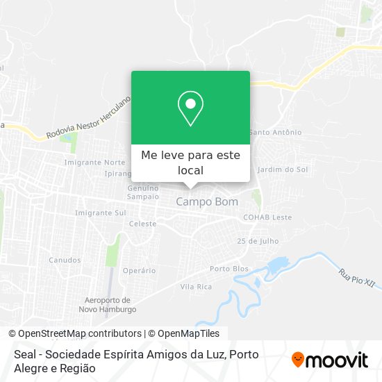 Seal - Sociedade Espírita Amigos da Luz mapa