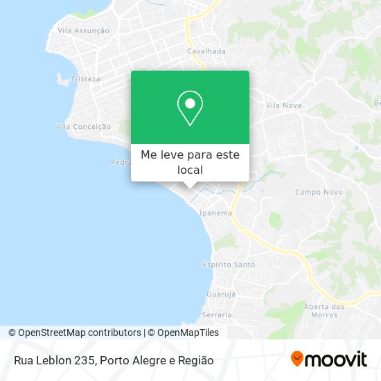 Rua Leblon 235 mapa
