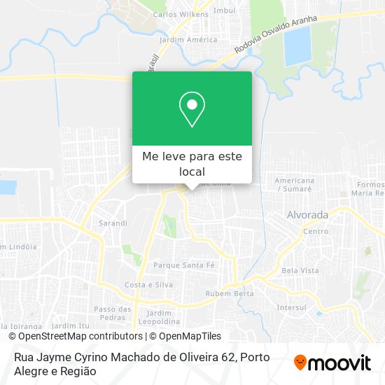 Rua Jayme Cyrino Machado de Oliveira 62 mapa
