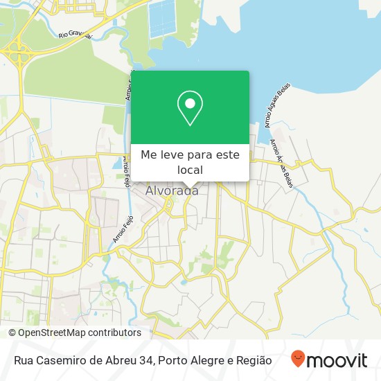 Rua Casemiro de Abreu 34 mapa